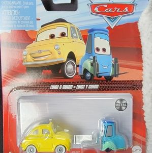 NEW Luigi and Guido cars pixar mattel